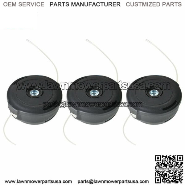 3-PACK T25 String Trimmer Head For Husqvarna Weedeater Cutter Line Head Bump - Image 2
