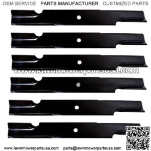 6PK Heavy Duty Blades for Scag Turf Tiger Cheetah 61" Cut Deck 482879 482881