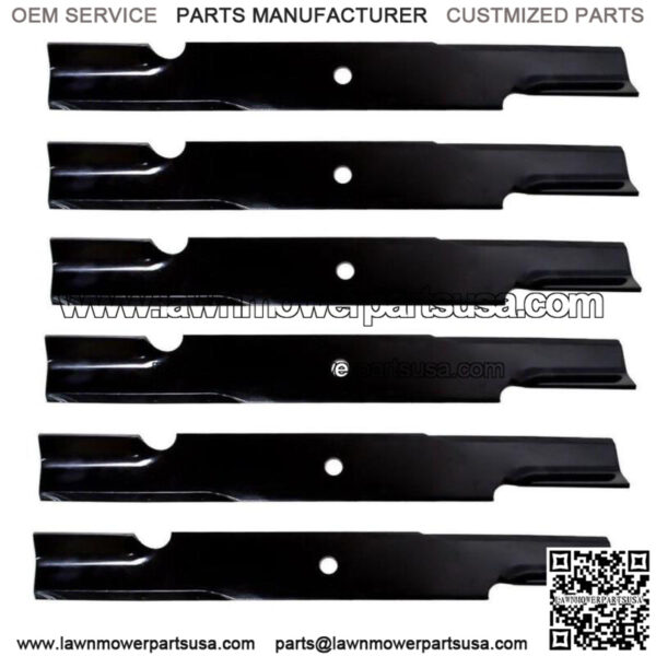 6PK Heavy Duty Blades for Scag Turf Tiger Cheetah 61" Cut Deck 482879 482881