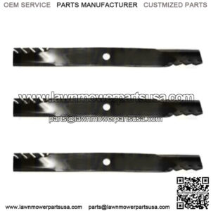 3-Pack 396-743 Blades Fits John Deere TCU15882 777 797 2520 2720