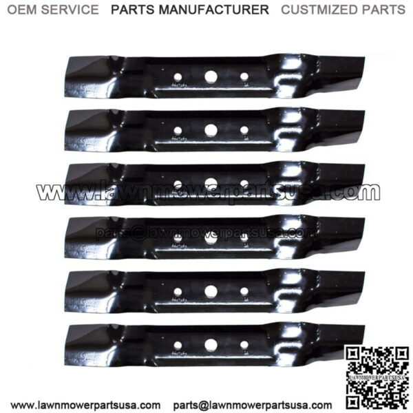 6PK Lawn Mower Blades for John Deere 48 Cut L120 L130 GX20250 GY20568