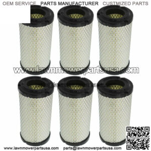 6PK Air Filter for Kubota BX Series RTV500 RTV900 KTV900 Replaces K1211-82320