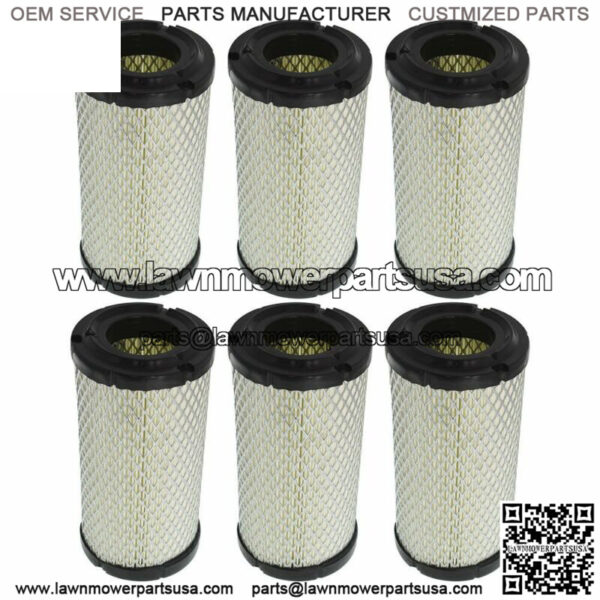 6PK Air Filter for Kubota BX Series RTV500 RTV900 KTV900 Replaces K1211-82320
