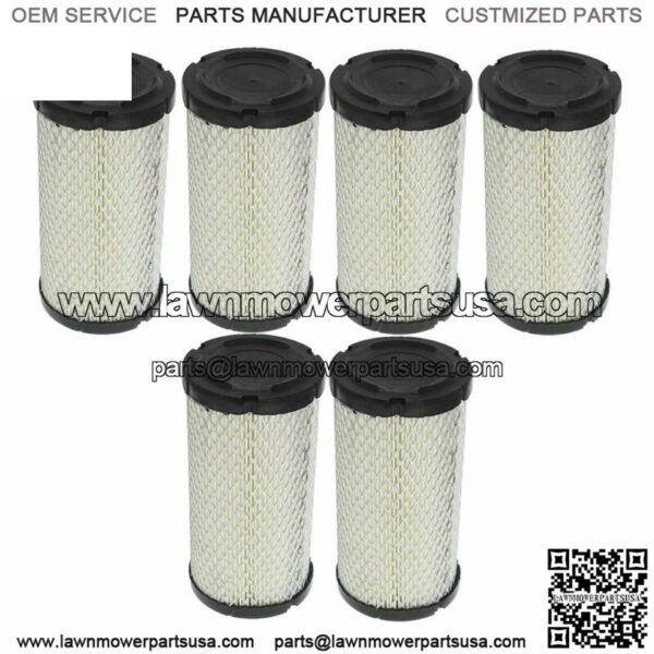 6PK Air Filter for Kubota BX Series RTV500 RTV900 KTV900 Replaces K1211-82320 - Image 2