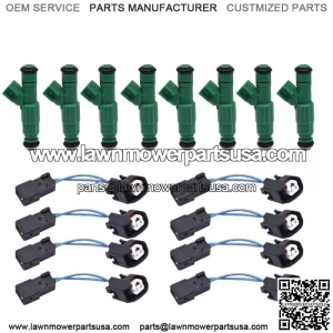 8x Upgraded 4-Hole Fuel Injectors For 96-99 Dodge Ram Dakota 5.2L 5.9L 318 360