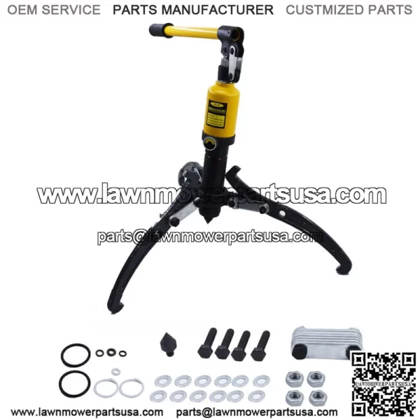 5 Ton Hydraulic Gear Puller Pulling 3in1 Pumps Oil Tube Drawing Machine Garage - Image 4