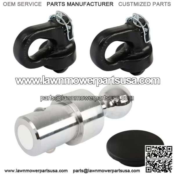 60639 Puck System 2-5/16" Gooseneck Ball & Safety Chain Anchor Kit