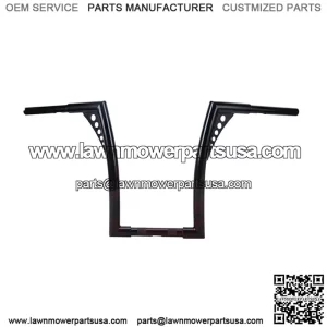 16" Rise Vivid Black Hangers Handlebars For Harley Softail Dyna Sportster XL
