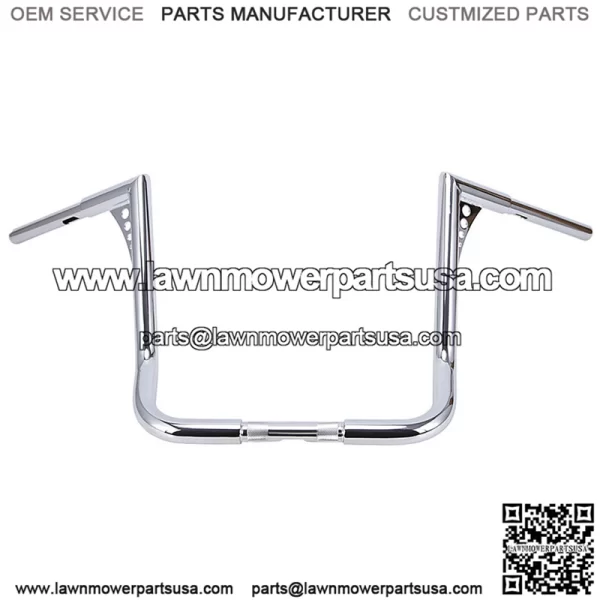 16" Rise Chrome Handlebars For Harley Touring Electra Glide 1982-2021