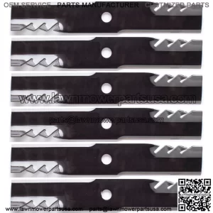 6PK 596-322 G5 Gator Blades for 52" Exmark 103-6392, 103-6402