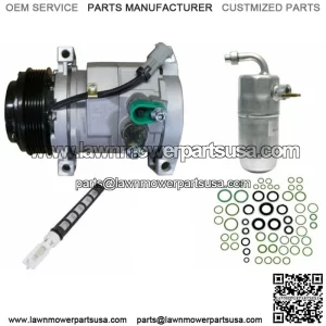 A/C AC Compressor Kit For 2007-2010 Silverado 3500 HD (6.6L Diesel) (For: Chevrolet Silverado 3500 HD)