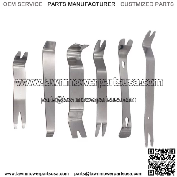 6x Clip Panel Dashboard Radio Interior Repair Steel Car Removal Pry Tool Parts (For: Ford F-150)