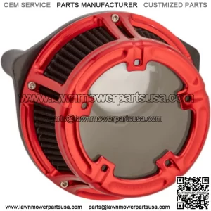 Red Method Air Cleaner Filter Big Sucker 2017+ Harley Touring Softail (For: Harley-Davidson)