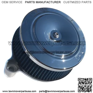 Raw Sucker High Flow Air Cleaner Intake Filter Chrome DYNA Cover Kit Harley Big (For: Harley-Davidson)