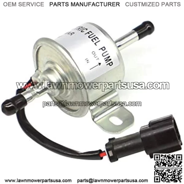 485510011 129612-52100 129412-52100 Fuel Pump with Black Plug 12V for John Deere 1023E 1026R 2027R 3038E 332 430 655 790 856 990 2020 2520 3203 3520 3720 4105 Yanmar 4TNV88 4TNV94 4TNV98