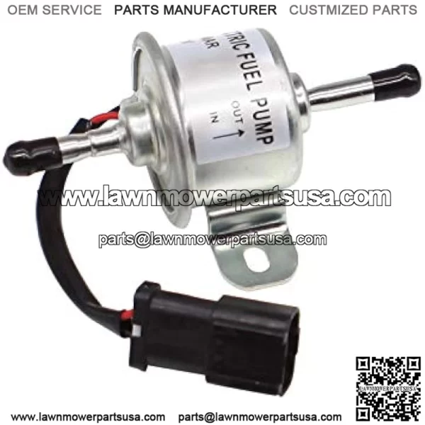 485510011 129612-52100 129412-52100 Fuel Pump with Black Plug 12V for John Deere 1023E 1026R 2027R 3038E 332 430 655 790 856 990 2020 2520 3203 3520 3720 4105 Yanmar 4TNV88 4TNV94 4TNV98 - Image 2