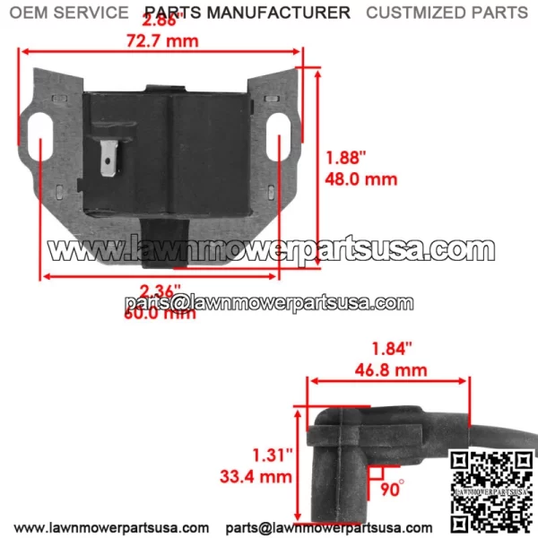 21171-7034 21171-7041 Ignition Coils For Cub Cadet RZT-50 - Image 2