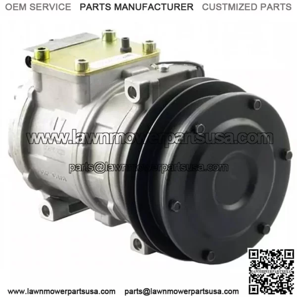 88295763 Nippondenso 10PA17C Compressor, w/ 1 Groove Clutch -Fits John Deere