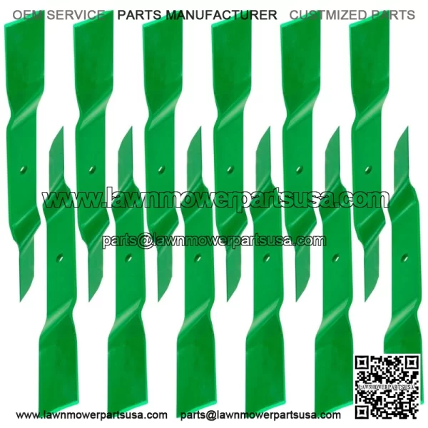 502320 60" Deck Standard Blades for King Kutter RFM-60 RFM60 5' FM Finish Mowers - Image 3