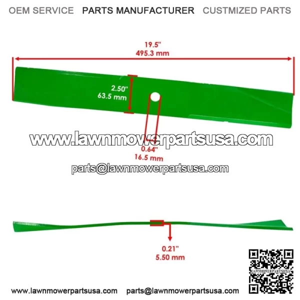 50-2545 502545 793061 79-3061 79-3061-03 Deck Spindle Blade for Lawn-Boy Toro - Image 2