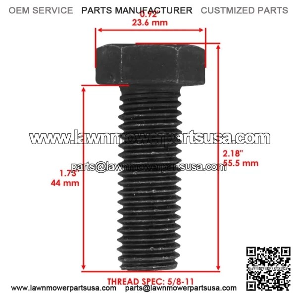5020842ASM 5101755S 770136 61" Deck Blade 21" For Snapper 550Z Pro S120 S125XT - Image 3